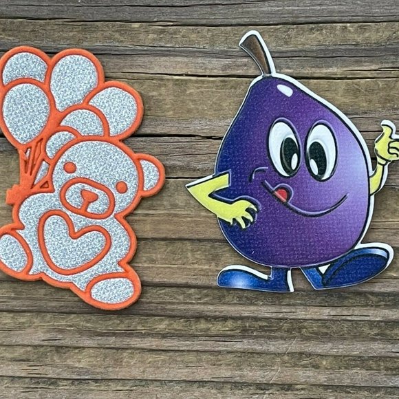 Iron On Patches Lot of 2 Applique Patches For Clothes Craft Jacket Patches X2 - Picture 8 of 8